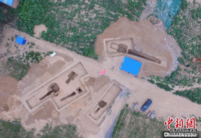 长子庆丰遗址发掘Ⅱ区墓葬分布图。 山西省考古研究所提供